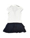 A White Sleeveless Dresses from Armani in size 3T for girl. (Back View)