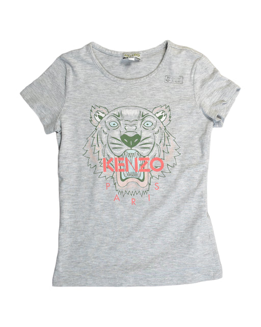 A Grey T Shirts from Kenzo in size 8Y for girl. (Front View)