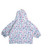 A Blue Lightweight Jackets from Jojo Maman Bébé in size 6T for girl. (Back View)