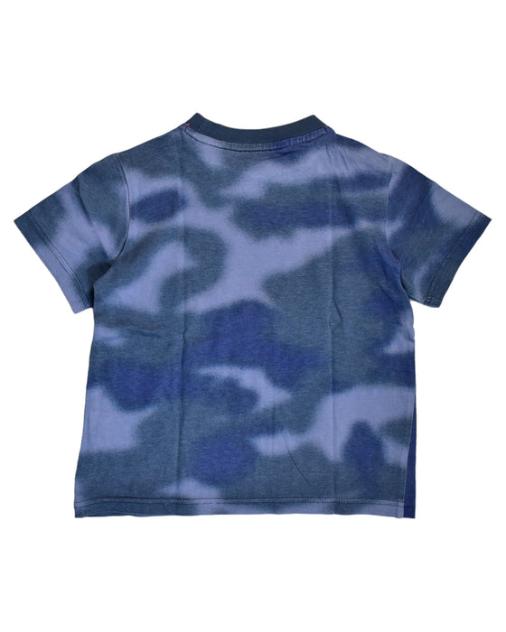 A Blue T Shirts from Adidas in size 5T for boy. (Back View)