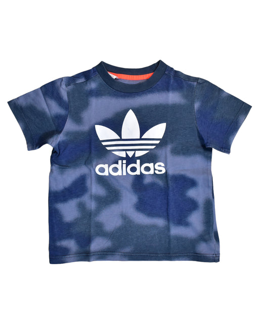 A Blue T Shirts from Adidas in size 5T for boy. (Front View)