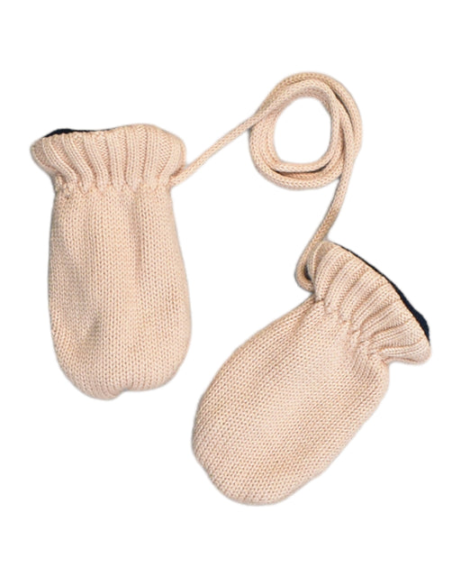 A Beige Gloves & Mittens from Petit Bateau in size 18-24M for women. (Front View)
