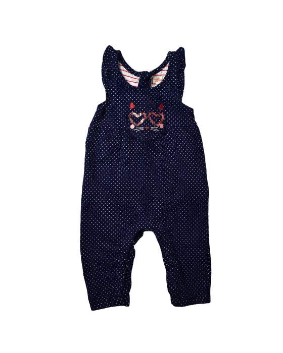 A Navy Jumpsuits from Du Pareil au même in size 6-12M for girl. (Front View)