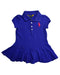 A Purple Short Sleeve Dresses from Polo Ralph Lauren in size 2T for girl. (Front View)