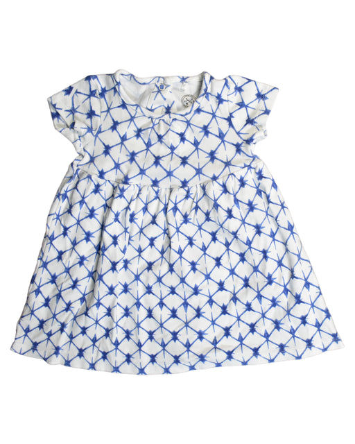 A White Short Sleeve Dresses from Hunter + Boo in size 6-12M for girl. (Front View)