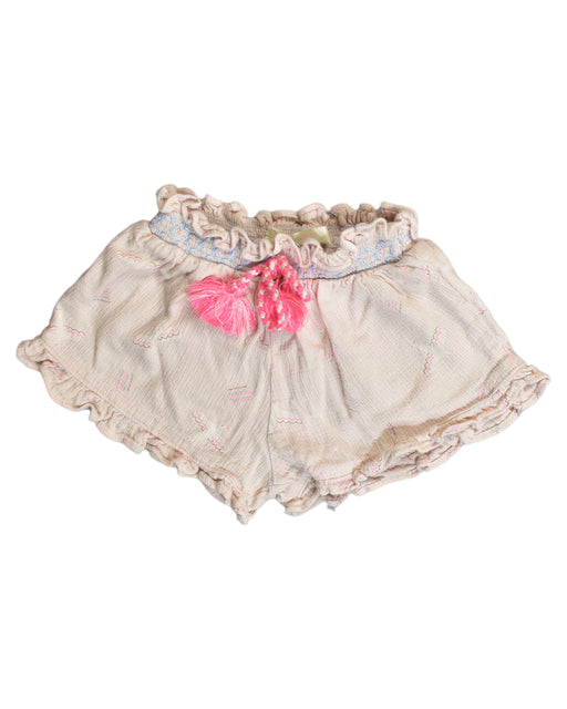 A Beige Shorts from Gingersnaps in size 6-12M for girl. (Front View)