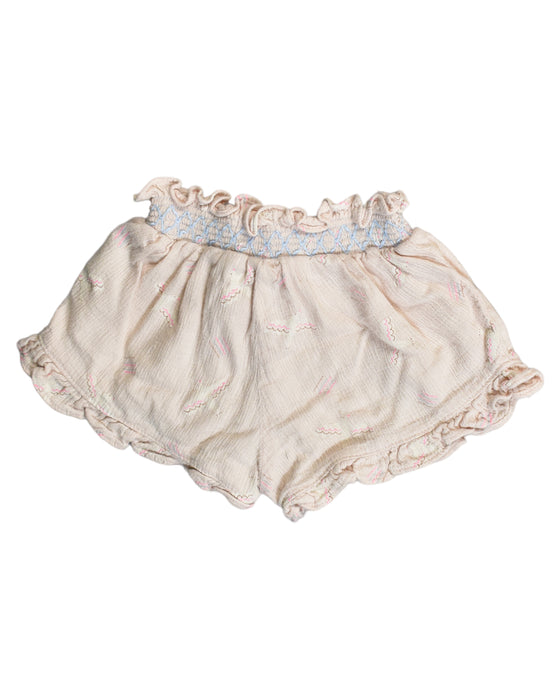 A Beige Shorts from Gingersnaps in size 6-12M for girl. (Back View)