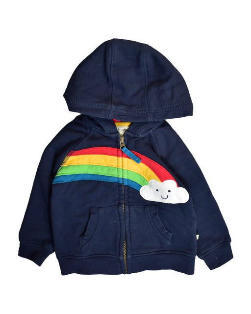 A Blue Lightweight Jackets from Frugi in size 12-18M for boy. (Front View)