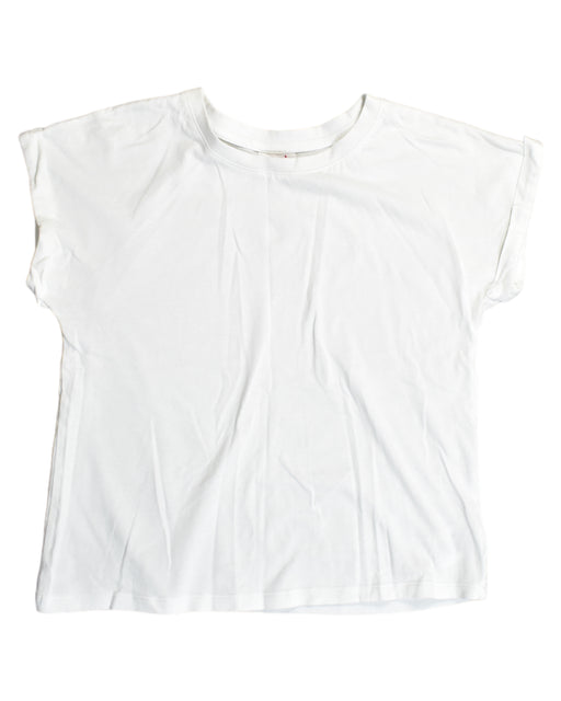 A White Short Sleeve Tops from Seed in size 9Y for girl. (Front View)