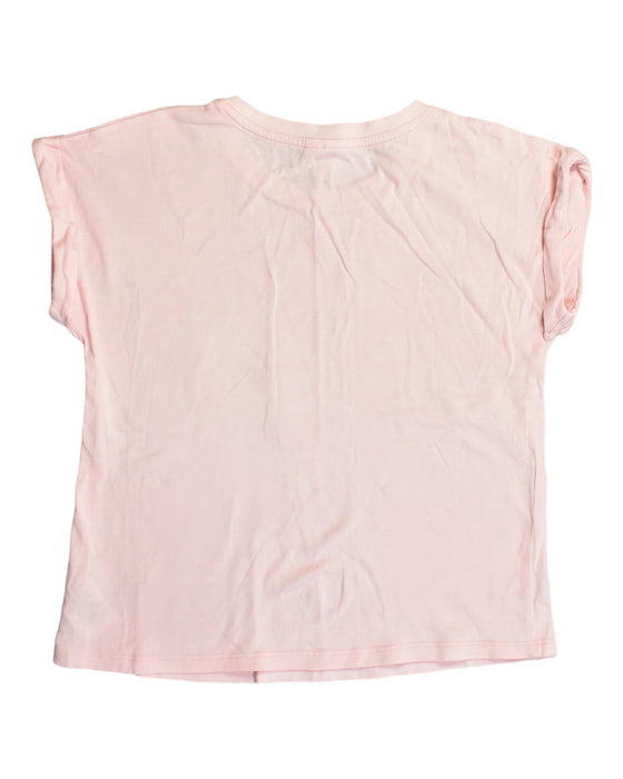 A Pink Short Sleeve Tops from Seed in size 9Y for girl. (Back View)