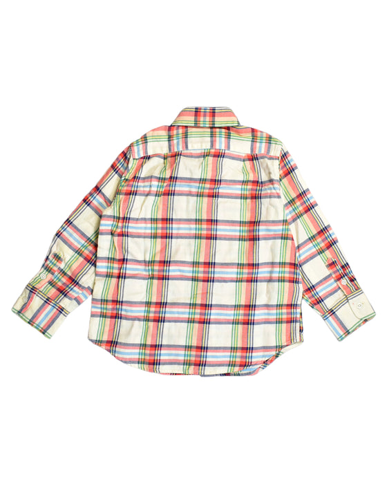 A Ivory Shirts from Crewcuts in size 3T for boy. (Back View)