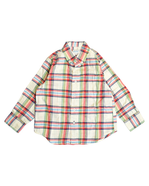 A Ivory Shirts from Crewcuts in size 3T for boy. (Front View)