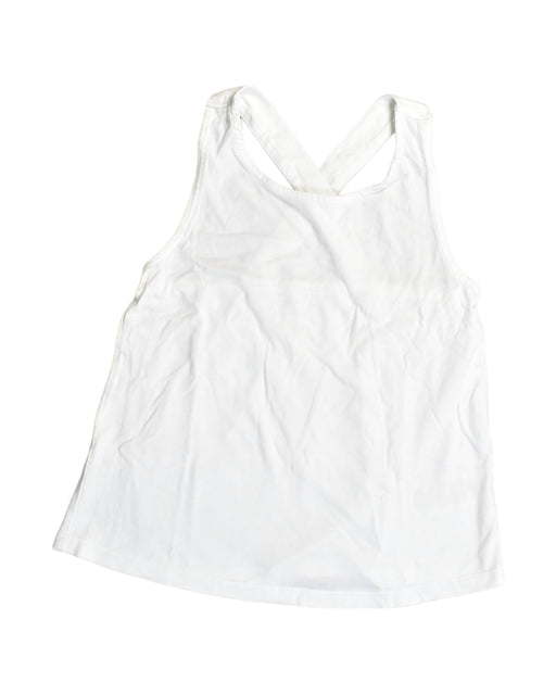A White Sleeveless Dresses from Boden in size 8Y for girl. (Front View)
