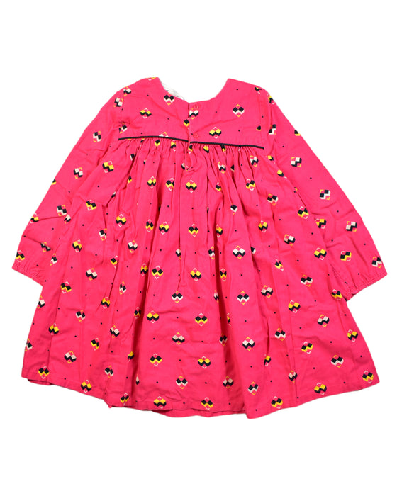 A Pink Long Sleeve Dresses from Country Road in size 4T for girl. (Back View)
