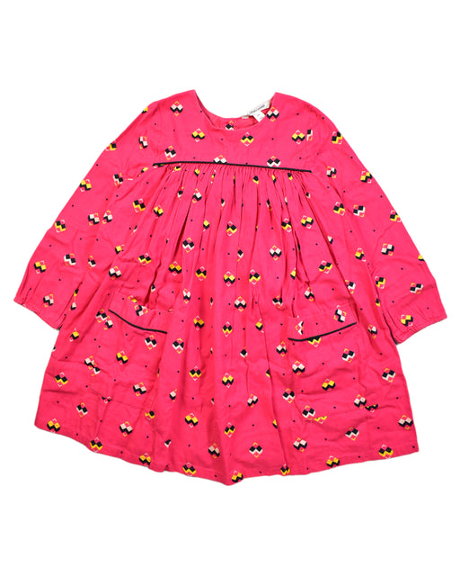 A Pink Long Sleeve Dresses from Country Road in size 4T for girl. (Front View)