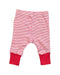 A Red Leggings from Purebaby in size Newborn for girl. (Back View)
