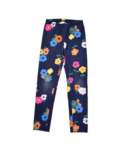 A Blue Leggings from Hanna Andersson in size 8Y for girl. (Front View)