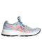 A Blue Sneakers from ASICS in size 11Y for girl. (Front View)
