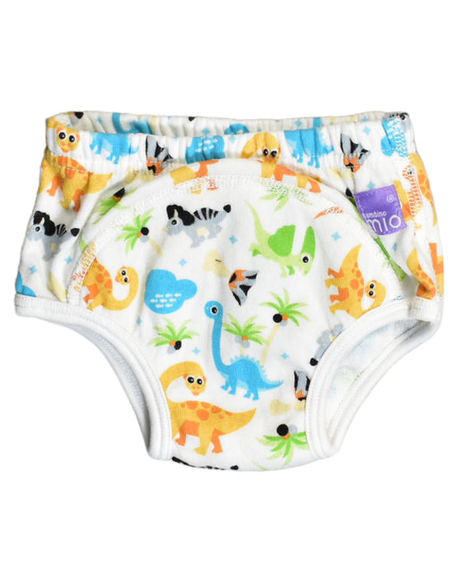 A White Swim Diapers from Bambino Mio in size 18-24M for boy. (Front View)