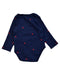 A Navy Bodysuits from Guess in size 6-12M for boy. (Back View)