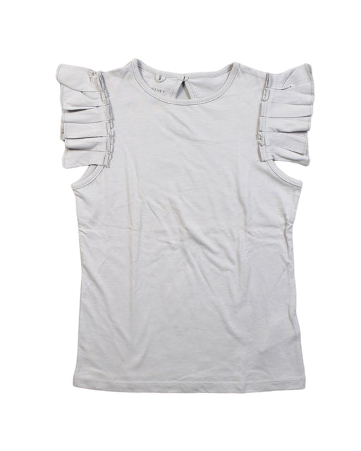 A Grey Sleeveless Tops from Stella McCartney in size 6T for girl. (Front View)