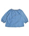 A Blue Long Sleeve Dresses from Crewcuts in size 6T for girl. (Back View)