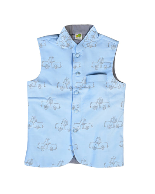 A Blue Outerwear Vests from Little Stars in size 5T for boy. (Front View)