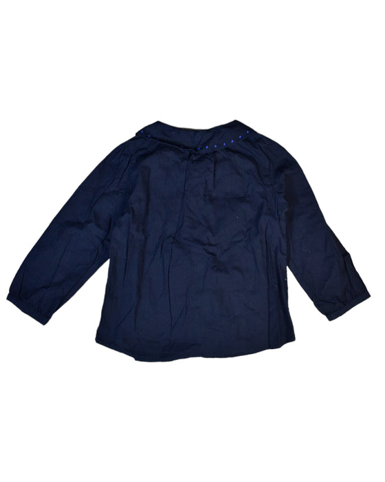 A Navy Shirts from Global  Work in size S for girl. (Back View)