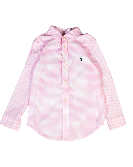 A Pink Shirts from Ralph Lauren in size 6T for boy. (Front View)