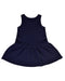 A Navy Sleeveless Dresses from Seed in size 3T for girl. (Back View)