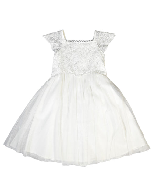 A White Sleeveless Dresses from Monsoon in size 18-24M for girl. (Front View)