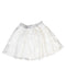 A White Short Skirts from Gingersnaps in size 12Y for girl. (Front View)