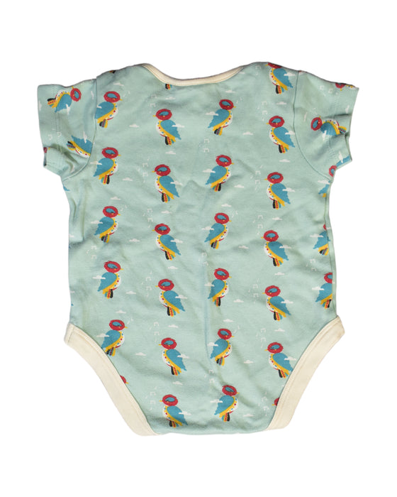 A Green Bodysuits from Little Green Radicals in size 3-6M for neutral. (Back View)