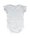 A White Bodysuits from Little Green Radicals in size 3-6M for boy. (Back View)