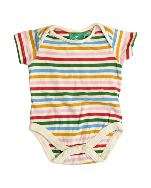 A Multicolour Bodysuits from Little Green Radicals in size 3-6M for girl. (Front View)
