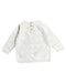 A White Sweatshirts from Seed in size 3-6M for boy. (Back View)