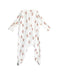 A White Jumpsuits from Seed in size 3-6M for girl. (Back View)