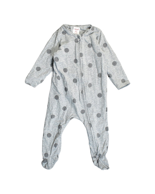A Grey Jumpsuits from Seed in size 3-6M for boy. (Front View)