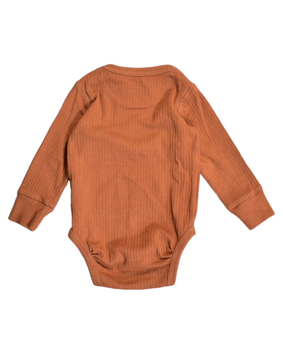 A Orange Bodysuits from Meyadey in size 3-6M for boy. (Back View)
