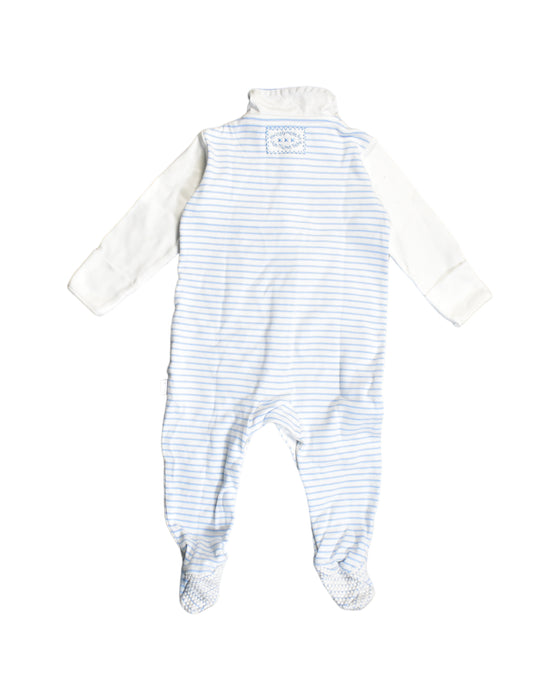 A White Jumpsuits from Jojo Maman Bébé in size 6-12M for boy. (Back View)