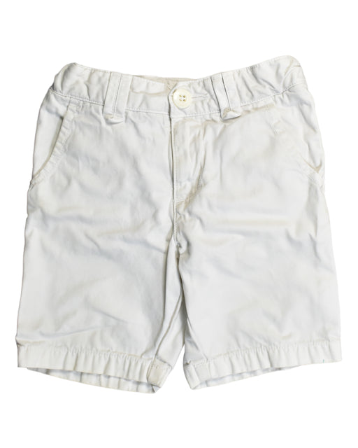 A White Shorts from Cyrillus in size 3T for boy. (Front View)