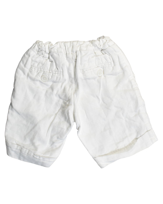 A White Shorts from Chateau de Sable in size 12-18M for neutral. (Back View)