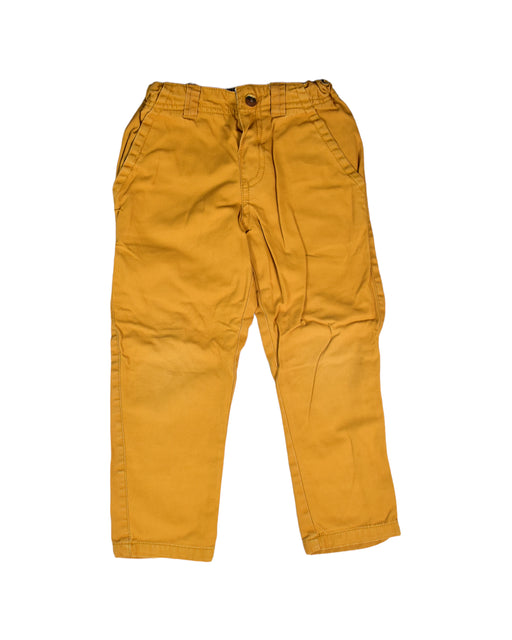A Yellow Casual Pants from Bout'Chou in size 3T for girl. (Front View)