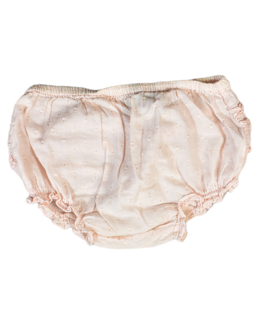 A Pink Bloomers from Velveteen in size 6-12M for girl. (Front View)