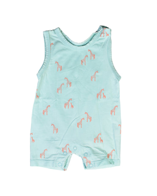 A Teal Rompers from Elly in size 6-12M for boy. (Front View)