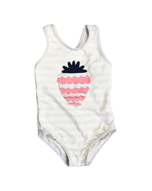 A White Bodysuits from Seed in size 12-18M for neutral. (Front View)