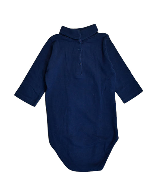 A Navy Bodysuits from Bonpoint in size 12-18M for boy. (Front View)