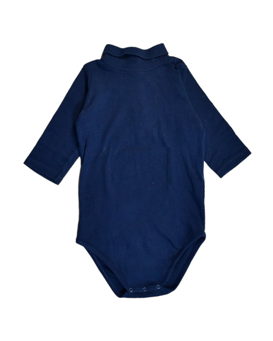 A Navy Bodysuits from Bonpoint in size 12-18M for boy. (Back View)