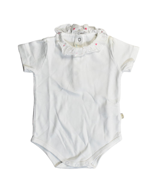 A White Bodysuits from Marie Chantal in size 0-3M for girl. (Front View)