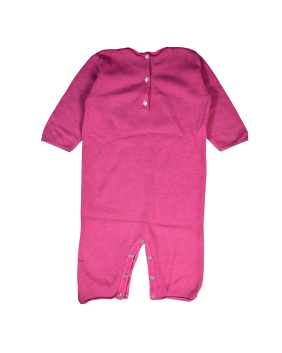 A Pink Jumpsuits from Bonpoint in size 6-12M for girl. (Back View)